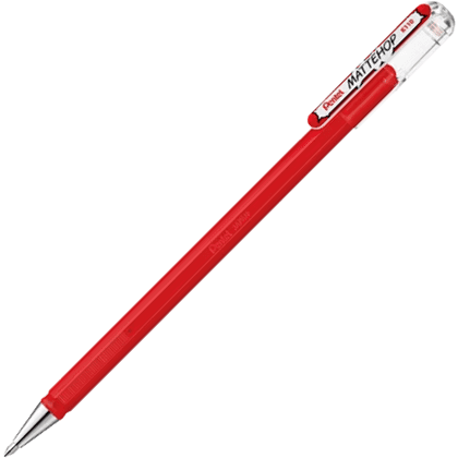 Ручка гелевая "Mattehop" 1 мм, красный