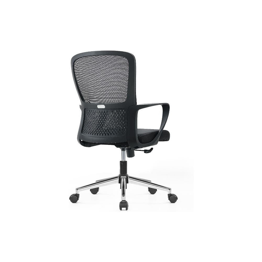 Кресло компьютерное SitZone U-069B, сетка, ткань, черный - 4