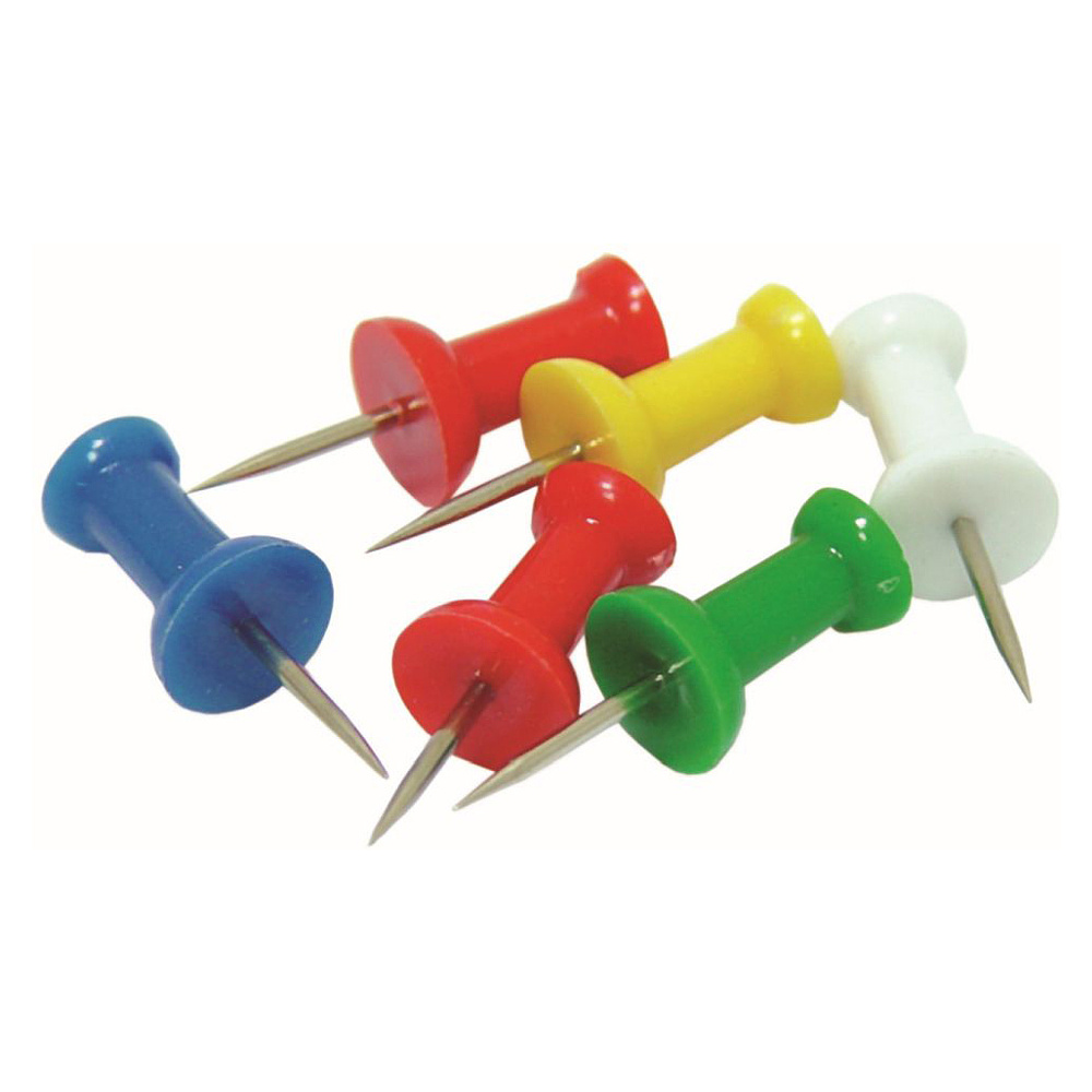 Иглы-кнопки Office products "Пешки", 100 шт, ассорти - 2