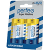 Батарейки алкалиновые Perfeo "1.5 V LR20/D", 2 шт.  - 2