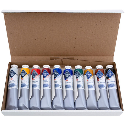 Краски темперные "Мастер Класс", набор 10 цветов, тубы - 3