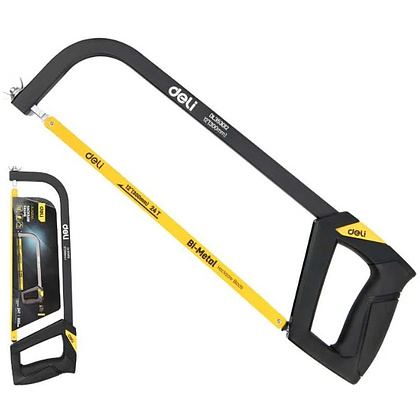 Ножовка по металлу Deli YS EDL353012, 300 мм, желтый, черный - 2