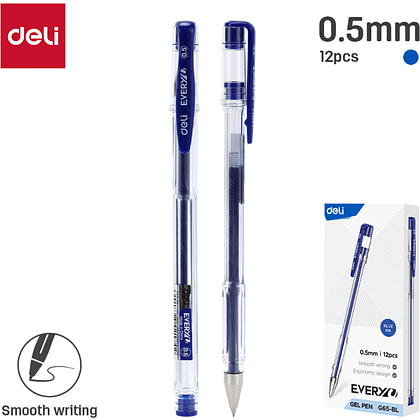 Ручка гелевая "Every", 0.5 мм, прозрачный - 3