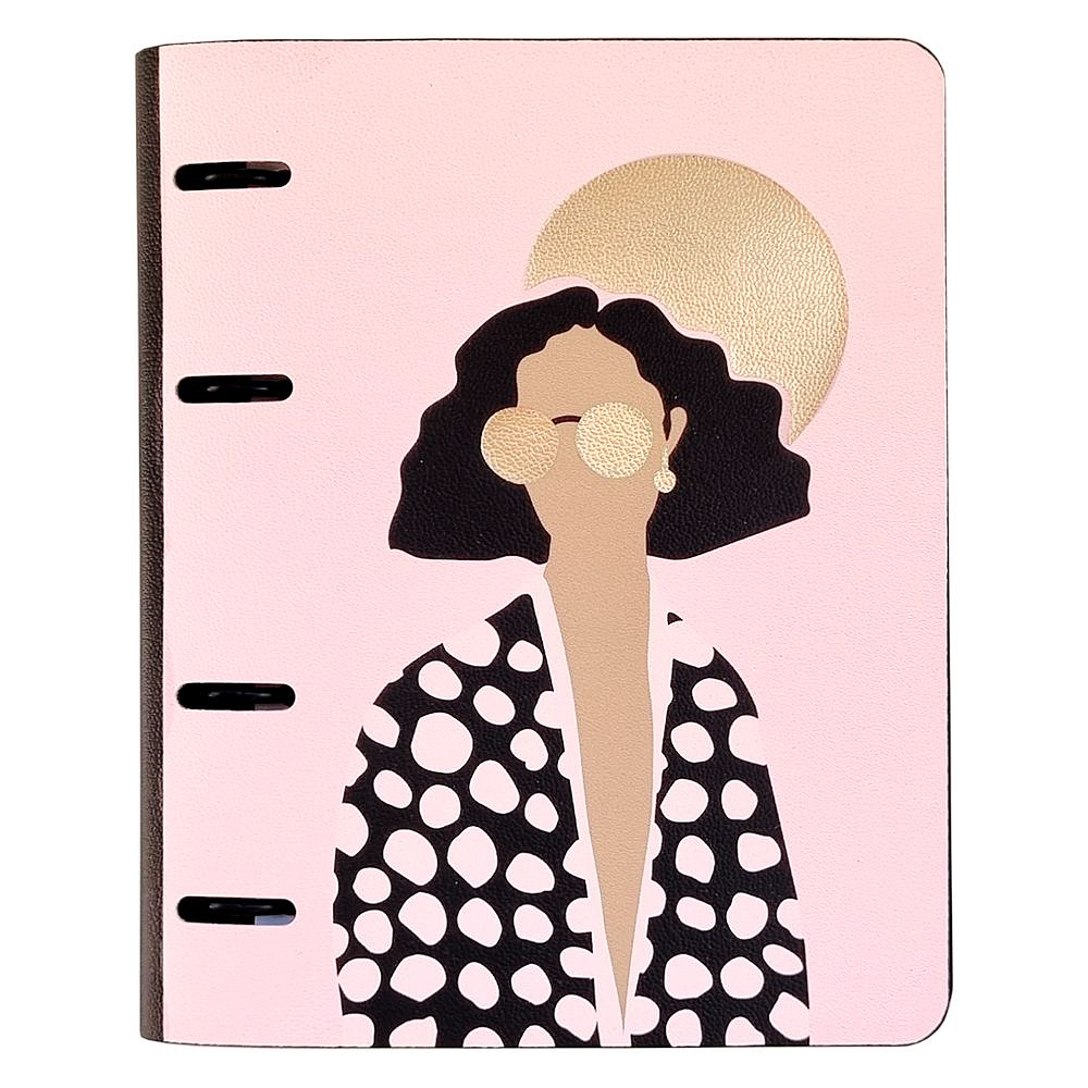 Тетрадь "Moongirls", А5, 120 листов, клетка, розовый