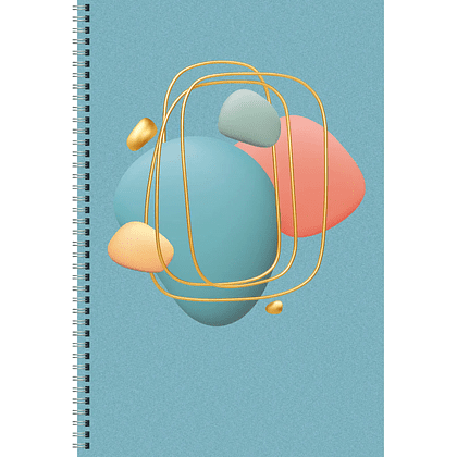 Тетрадь "New day. Дизайн 4", А4, 96 листов, в клетку, голубой