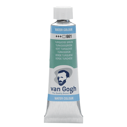 Краски акварельные "Van Gogh", 661 бирюзовый зеленый, 10 мл, туба