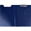 Планшет открывающийся с зажимом, A4, винил, синий - 4