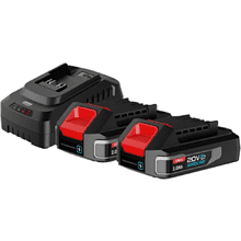 Комплект аккумуляторных батарей и зарядного устройства Deli RS EDE-CM20A2E