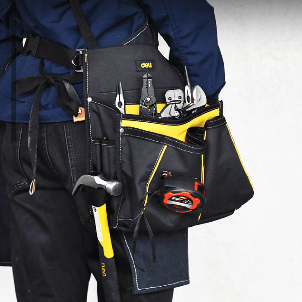 Сумка поясная Deli YS DLP09, для инструмента, 13 карманов - 4