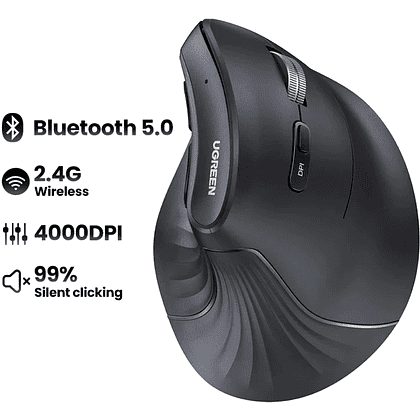 Компьютерная мышь Ugreen MU008-25444, черная - 3