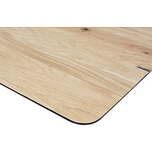 Столешница массив 1300х750х27, Дуб беленый, кромка косая