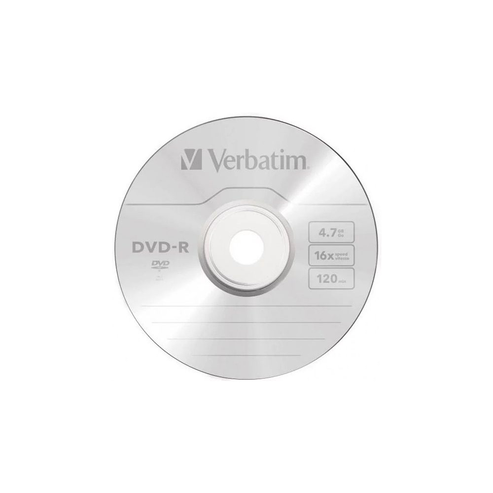 Диск DVD-R 4,7 Гб запис. 16х. Verbatim DataLife