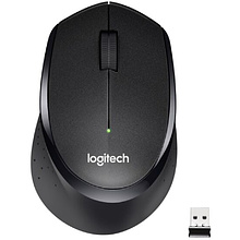 Мышь Logitech "M330 Silent Plus", беспроводная, черный