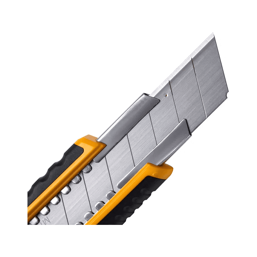 Нож строительный Miles "FA1806G/Y", 18 мм, усиленный - 9