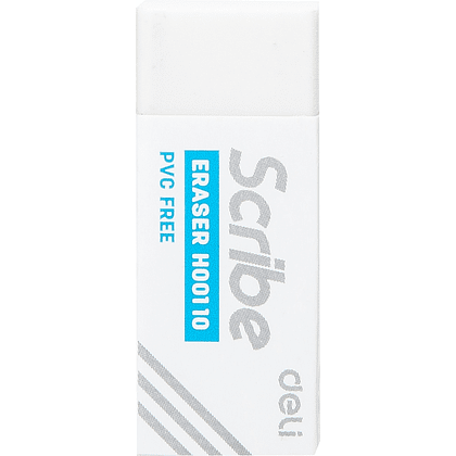 Ластик Deli "Scribe", белый - 2