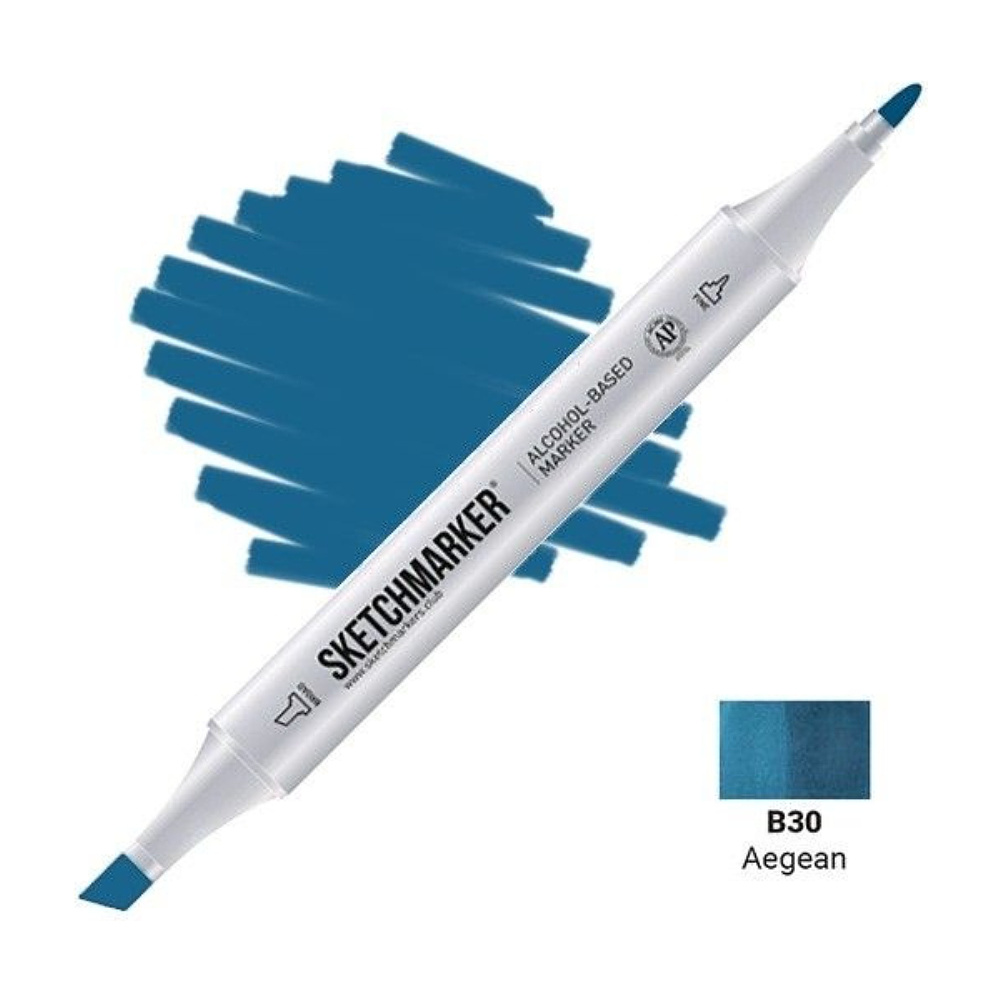Маркер художественный "Brushmarker", двухсторонний, B30 эгейское море 
