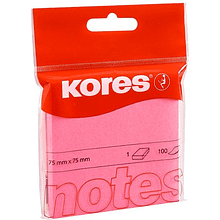 Бумага для заметок на клейкой основе "Kores Neon"