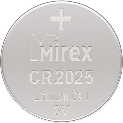 Батарейки литиевые дисковые Mirex "3 V CR2025", 4 шт - 2
