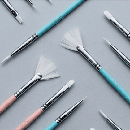 Набор кистей для рисования "Himi Little Bird", синтетика, 8 шт - 9