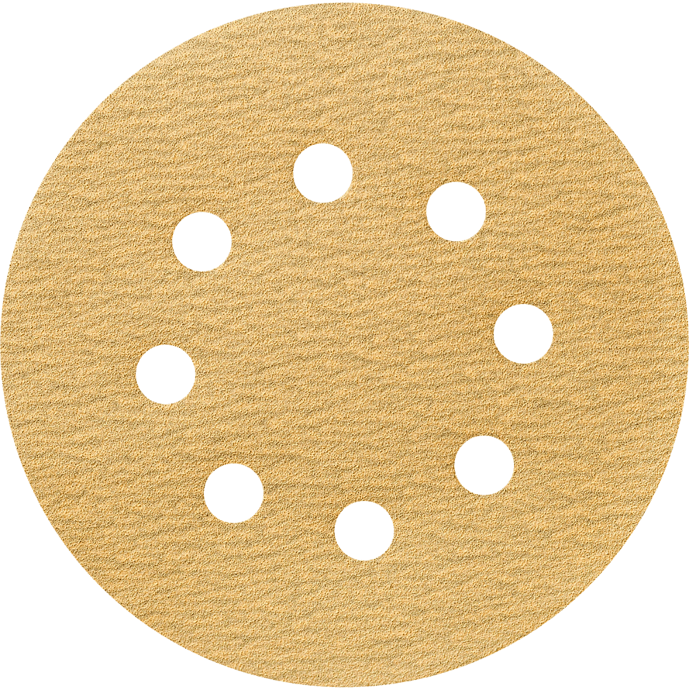 Круг шлифовальный абразивный Krugo Master, 8 отверстий, d125, p.180, 10 штук