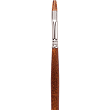 Кисть "Escoda Versatil Brush L/H", синтетика, темно-коричневый, плоская, №8
