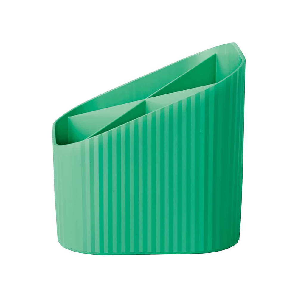 Подставка для канцелярских мелочей "Re-X-LOOP", зеленый - 2