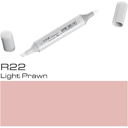 Маркер перманентный "Copic Sketch", R-22 светлая креветка