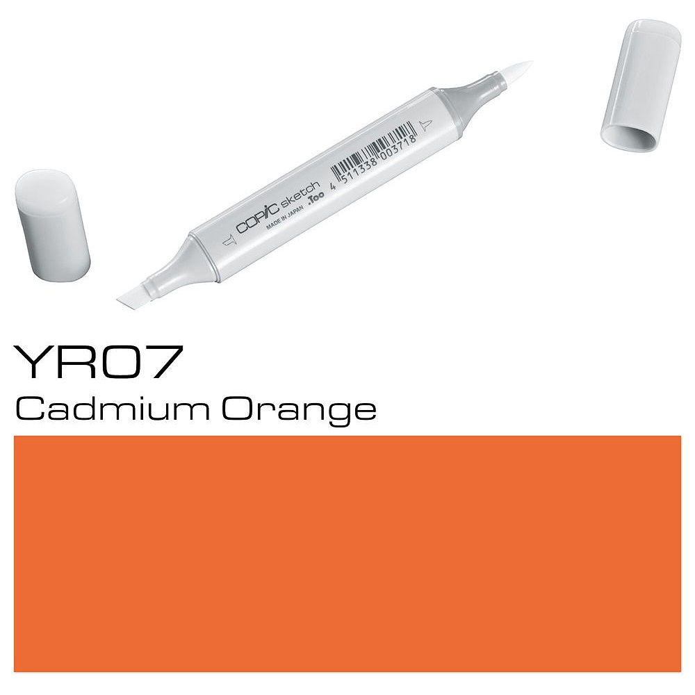Маркер перманентный "Copic Sketch", YR-07 оранжевый кадмий