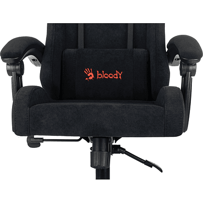 Кресло компьютерное Бюрократ A4Tech Bloody GC-560, искусственная замша, черный, металл - 12
