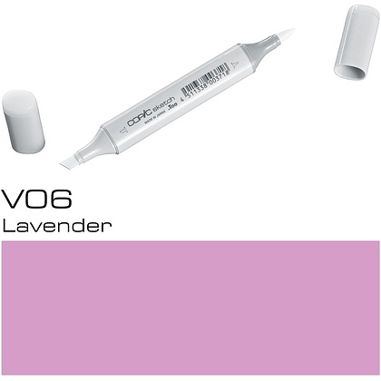 Маркер перманентный "Copic Sketch", V-06 лаванда
