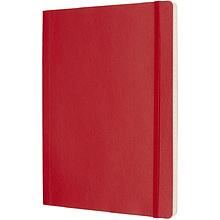 Блокнот "Classic Soft Xlarge", А4, 96 листов, линейка, красный