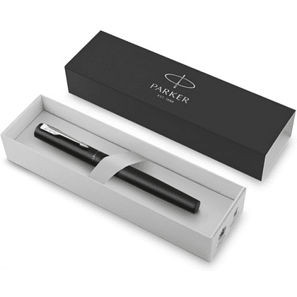 Ручка перьевая Parker "Vector XL" F21, М, черный, патрон синий - 5