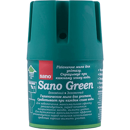 Средство чистящее для туалета "SANO Green", 0.15 кг