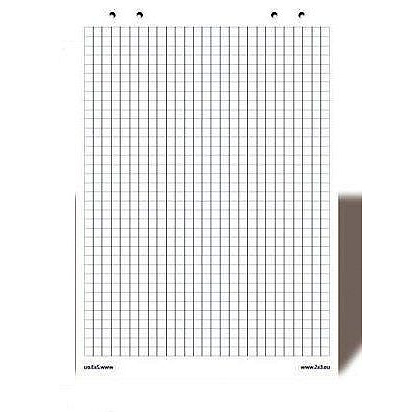 Блок для флипчарта, 58x83 см, клетка, 30 листов - 2