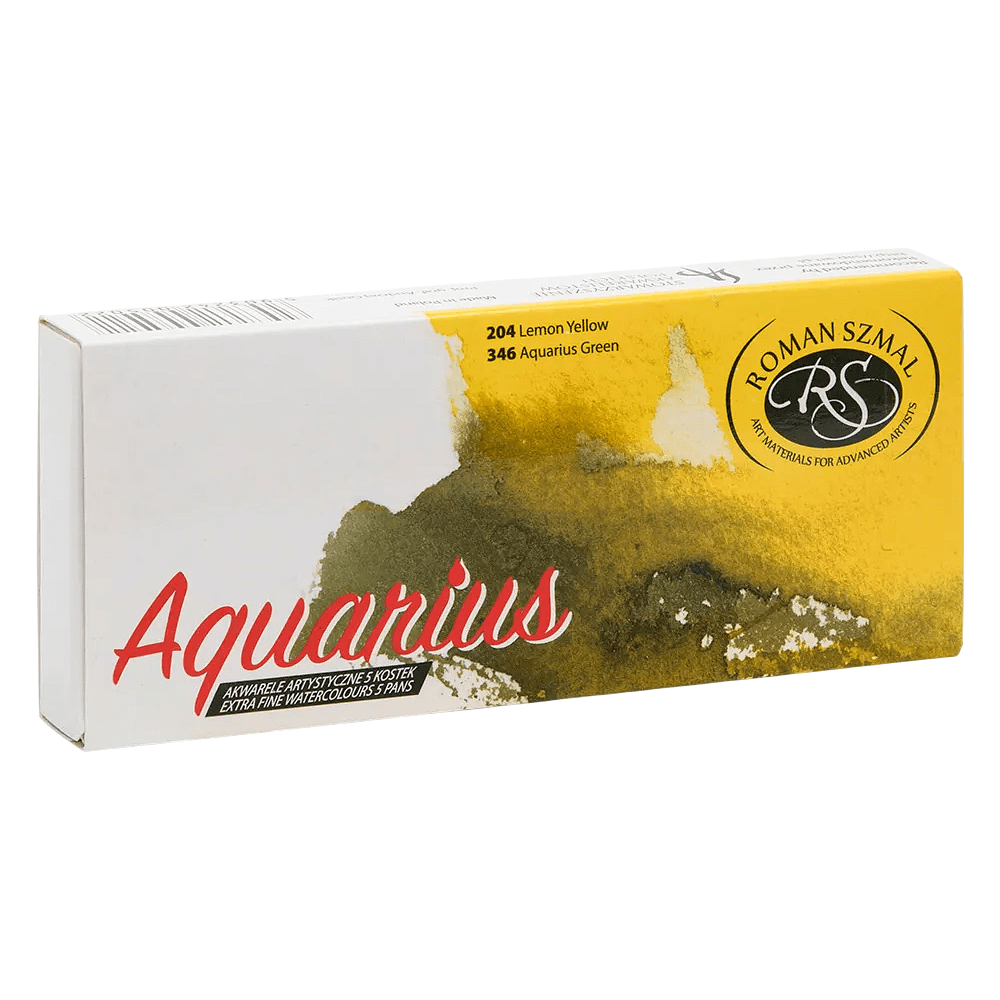 Краски акварельные "Aquarius. Starter set", 5 цветов, кюветы - 3