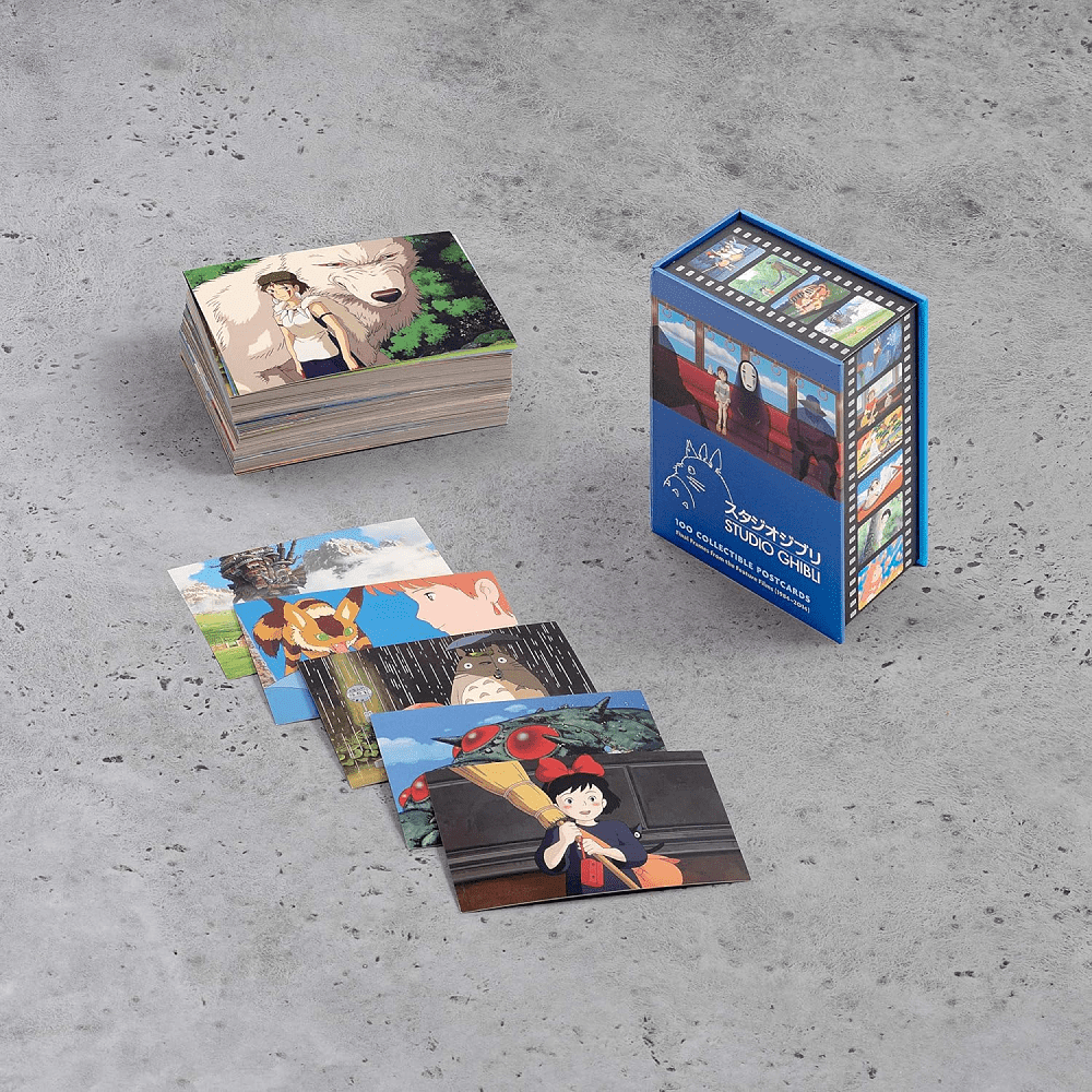 Открытки на английском языке "Studio Ghibli: 100 Collectible Postcards"  - 3
