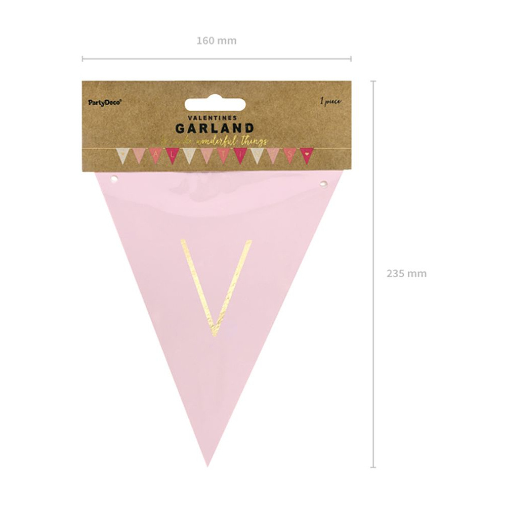 Гирлянда подвесная "Valentines", 2.1 м, разноцветный - 5