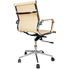 Кресло для руководителя EVERPROF "Leo", экокожа, металл, бежевый - 4