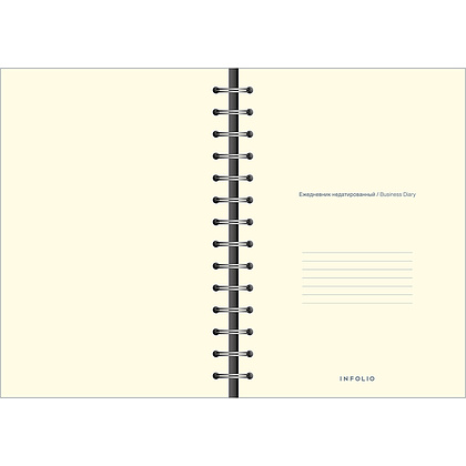 Ежедневник недатированный "Soft I1203/gray", А5, 192 страницы, линейка, серый - 4