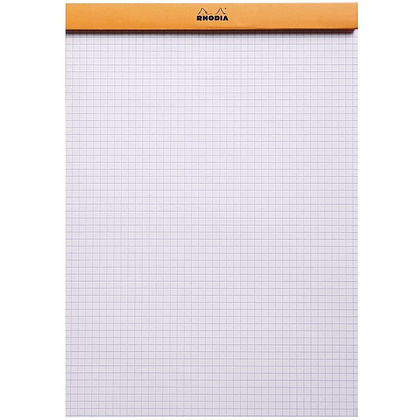 Блокнот "Rhodia", А4, 80 листов, клетка, оранжевый - 2