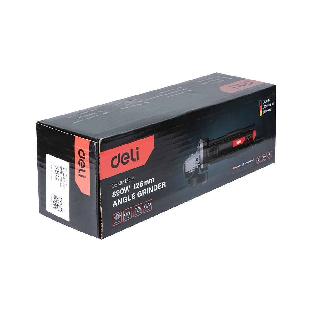 Угловая шлифмашина Deli RS EDE-JM125-4E 890 Вт, 125 мм - 4