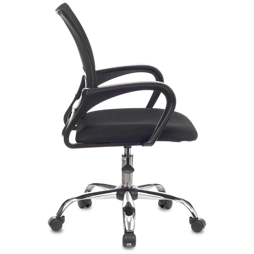 Кресло для персонала Бюрократ "CH-695NLTSL", сетка, ткань, металл, черный - 3