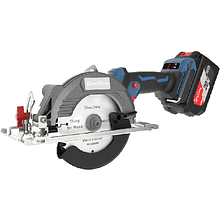 Пила циркулярная DongCheng DCMY140S (TYPE EM), 20 В, 140 мм, 2 АКБ, 4 Ач, З/У 2 А