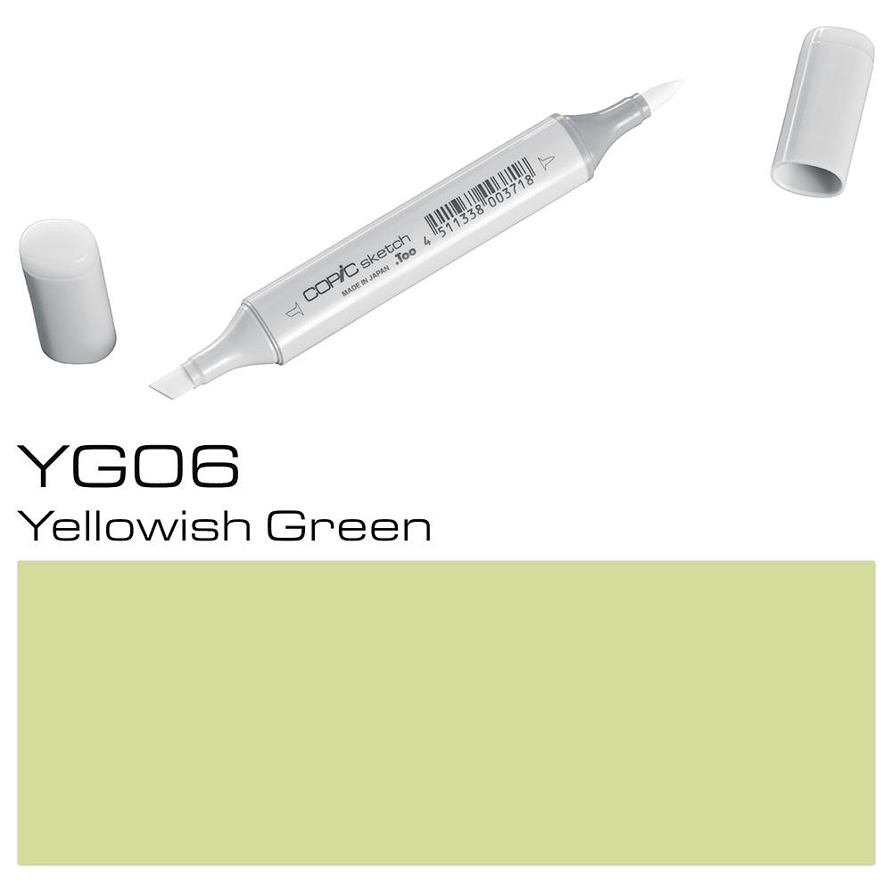 Маркер перманентный "Copic Sketch", YG-06 желтовато-зеленый