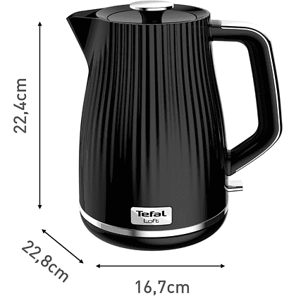 Электрочайник Tefal Loft KO250830, пластик, черный - 3