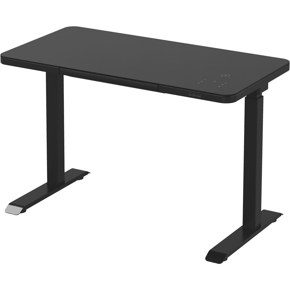 Стол с электроприводом двухмоторный AOKE HOME, черный (AK-GT10-YZF2-B)