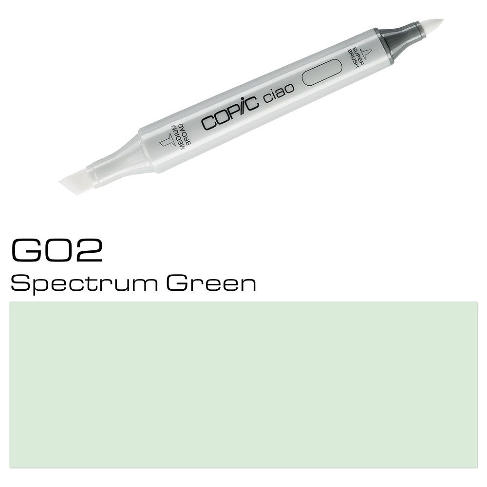 Маркер перманентный "Copic ciao", G-02 спектральный зеленый