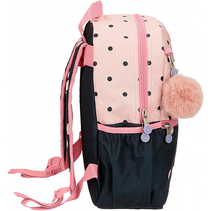 Рюкзак школьный Enso "Friends together", L, розовый, темно-синий - 4