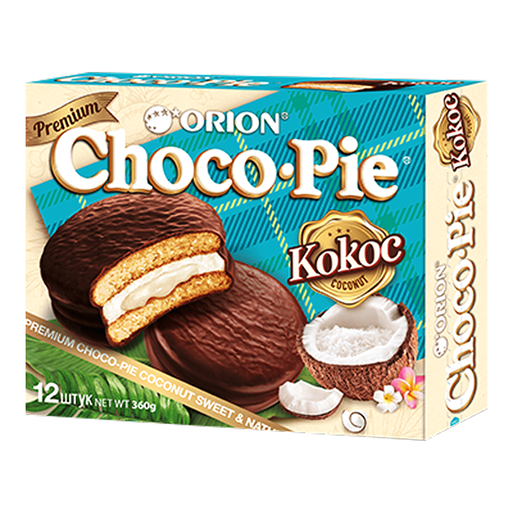 Печенье «Choco Pie Coconut» в глазури, 360 гр 