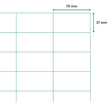 Самоклеящиеся этикетки универсальные "Rillprint", 70x37 мм, 100 листов, 24 шт, белый - 3